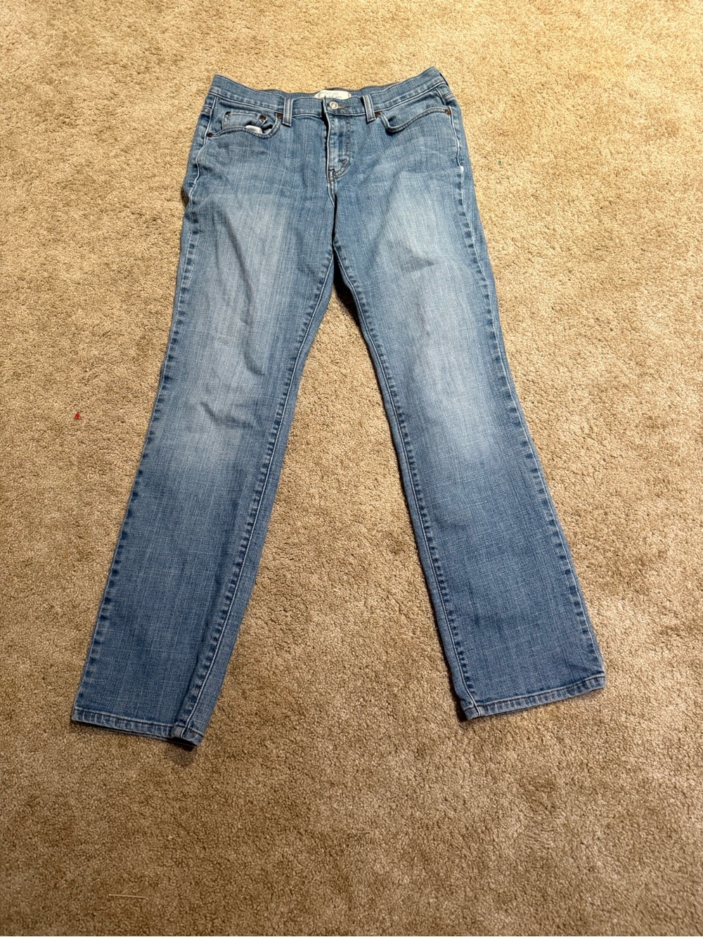Levi's 505 Straight Leg Jeans Women's 8 Medium Blue Denim Mid Rise